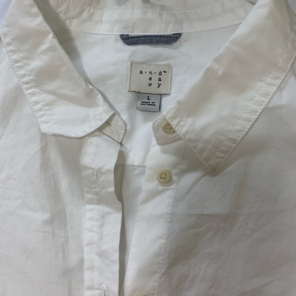 A New Day (Target) Fresh White LS ButtonDown Shirt - Picture 4 of 7